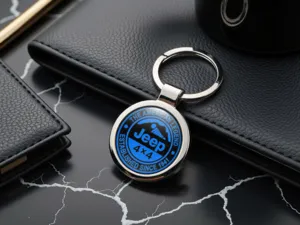 Jeep Portachiavi Donna Acciaio Inox Stile Minimal